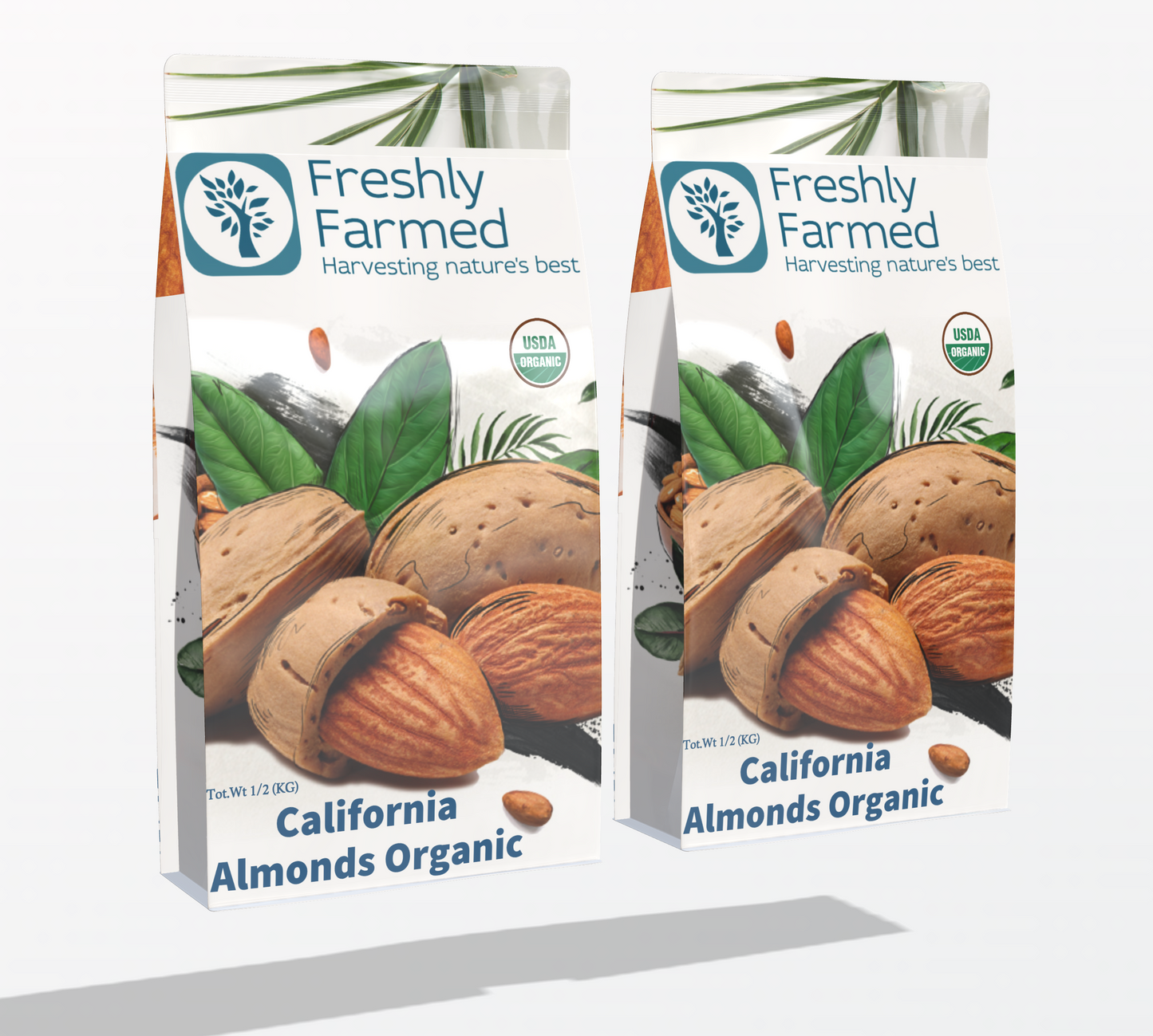 Organic California Almonds - Raw, Whole