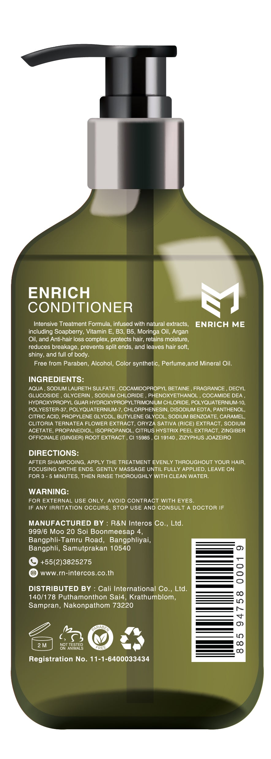 Enrich Me Soap Nuts Conditioner